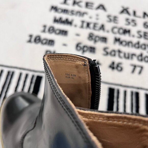 George Brown Bilt Waterproof Weatherproof Black Boots with Gum Sole - Picture 7 of 9